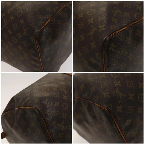 LOUIS VUITTON Monogram Keepall 55 Boston Bag LV Auth - Picture 16 of 16
